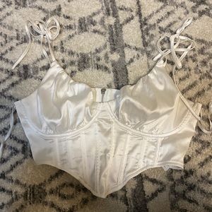 Misguided Corset Crop Top